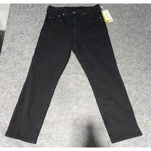 H&M‎ Denim Jeans Women's Size 10 Black Straight Leg Comfort Fit NWT New